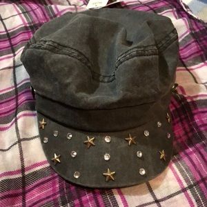 Mudd Rhinestone-studded Ladies Cap NWT